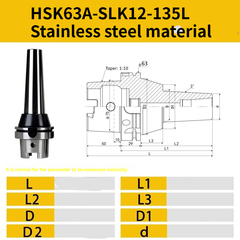10020 HSK63 SLK Heat shrink handle Basic Toolholder HSK100A SLK Heat expansion hot-fit split sintered Toolholder Shandong Denso Pricision Tools Co.,Ltd.